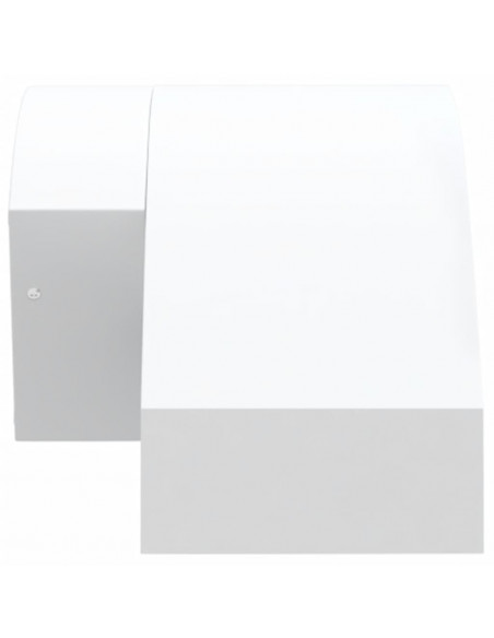 Applique con LED e Sensore Bianca in Alluminio Pressofuso