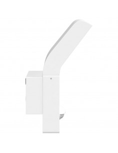 Applique con LED e Sensore Bianca in Alluminio Pressofuso