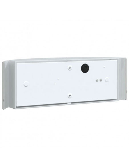Applique da Esterno 2 pz Argento in Acciaio Inossidabile