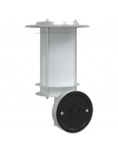 Applique da Esterno 2 pz Argento in Acciaio Inossidabile