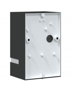 Applique da Esterno 2 pz Nere in Acciaio Inossidabile