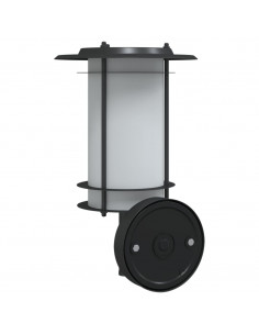 Applique da Esterno 2 pz Nere in Acciaio Inossidabile