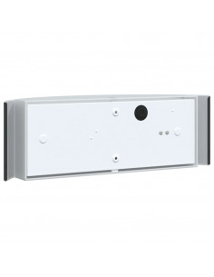 Applique da Esterno 2 pz Nere in Acciaio Inossidabile