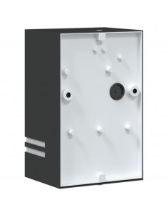 Applique da Esterno Nera in Acciaio Inossidabile