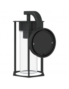 Applique da Esterno Nera in Acciaio Inossidabile