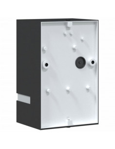 Applique da Esterno Nera in Acciaio Inossidabile