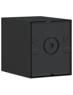 Applique da Parete per Esterni 2 pz Nere Alluminio Pressofuso