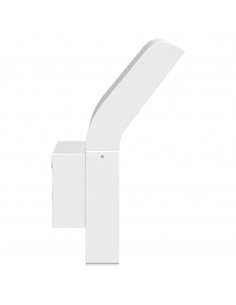 Applique per Esterni con LED 2 pz Bianche Alluminio Pressofuso