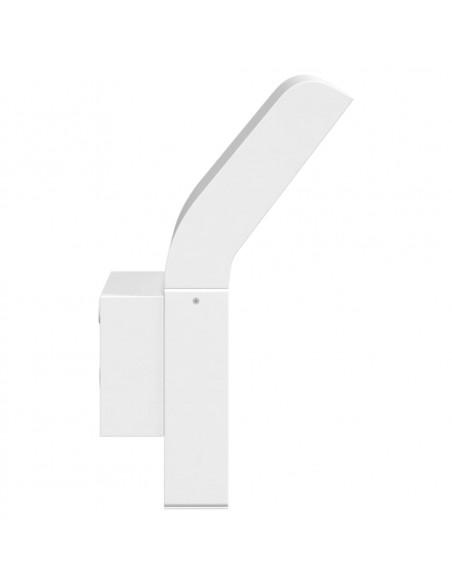 Applique per Esterni con LED 2 pz Bianche Alluminio Pressofuso