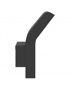 Applique per Esterni con LED 2 pz Nere Alluminio Pressofuso