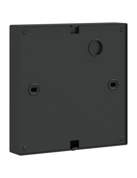 Applique per Esterni con LED Nera in Alluminio Pressofuso