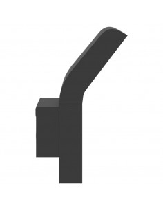 Applique per Esterni con LED Nera in Alluminio Pressofuso