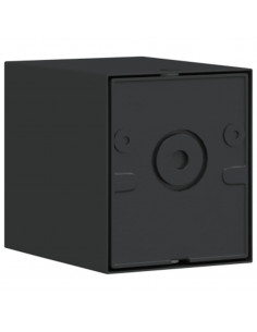 Applique per Esterni Nera in Alluminio Pressofuso