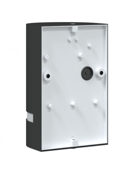 Applique per Esterni Nera in Alluminio Pressofuso