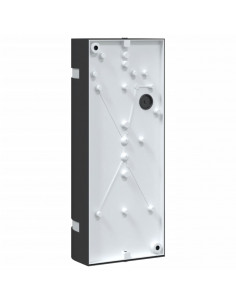 Applique per Esterni Nera in Alluminio Pressofuso