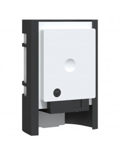 Applique per Esterno con Sensore 2 pz Nere in Acciaio Inox