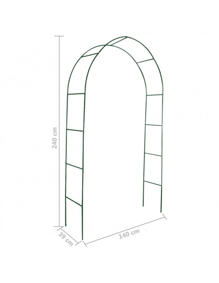 Archi da Giardino 2 pz per Piante Rampicanti