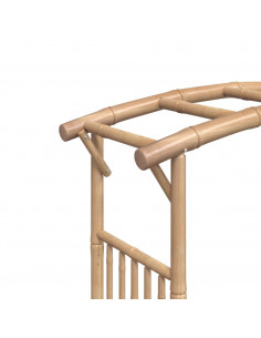Arco da Giardino per Rose in Bambù 118x40x187 cm