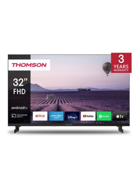 TV THOMSON LED 32" SMART TV 32FA2S13 ANDROID DVB-T2/S2 FHD CI+ 3XHDMI 2XUSB  TELECOMANDO RETRO ILLUMINATO VESA