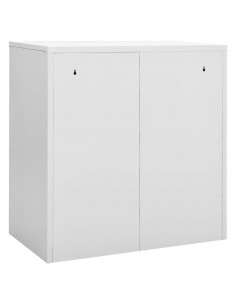 Armadietti Chiavi 5pz Grigio Chiaro Rosso 90x45x92,5cm Acciaio