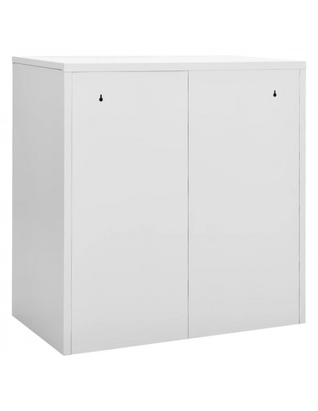 Armadietti Chiavi 5pz Grigio Chiaro Rosso 90x45x92,5cm Acciaio