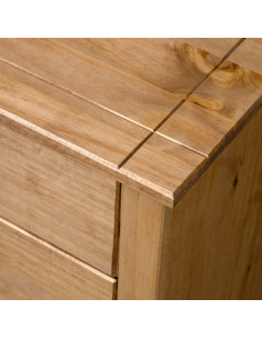 Armadietto 80x40x73 cm in Legno di Pino Modello Panama