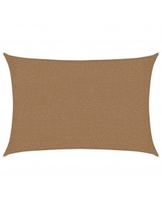 Vela Parasole 160 g/m² Grigio Talpa 2x2,5 m in HDPE 2