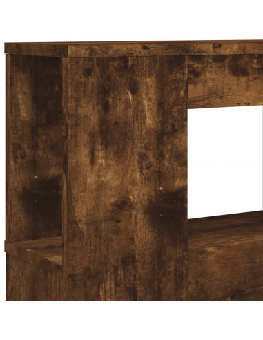 Testiera LED Rovere Fumo 180x18,5x103,5 cm Legno Multistrato