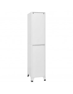 Armadietto a Chiave a 3 Scomparti 38x45x180 cm