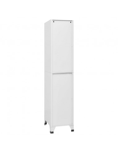 Armadietto a Chiave a 3 Scomparti 38x45x180 cm