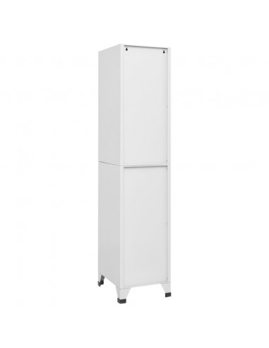 Armadietto a Chiave a 4 Scomparti 38x45x180 cm