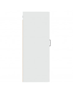 Armadietto a Muro Bianco 35x34x90 cm in Legno Multistrato