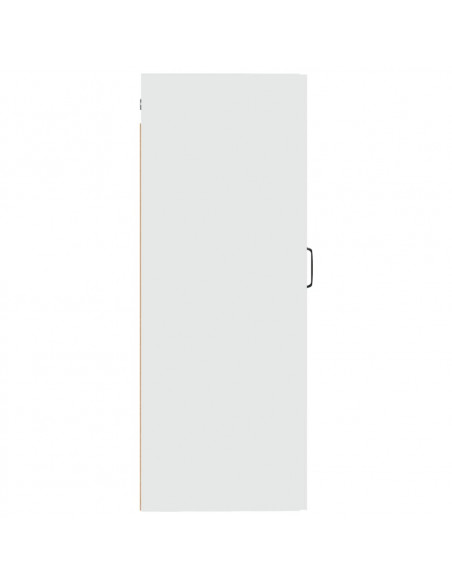 Armadietto a Muro Bianco 35x34x90 cm in Legno Multistrato