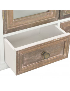 Armadietto a Muro Bianco 49x22x59 cm in Legno Multistrato