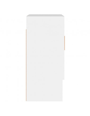 Armadietto a Muro Bianco 60x31x70 cm in Legno Multistrato