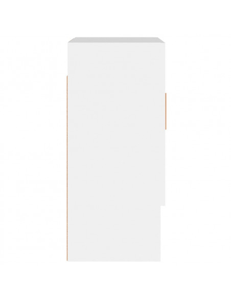 Armadietto a Muro Bianco 60x31x70 cm in Legno Multistrato