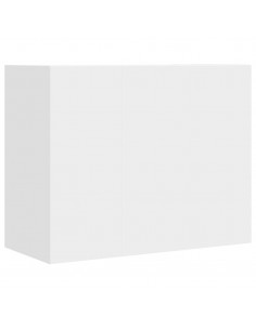 Armadietto a Muro Bianco 75x35x60 cm in Truciolato