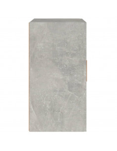 Armadietto a Muro Grigio Cemento 60x30x60 cm Legno Multistrato