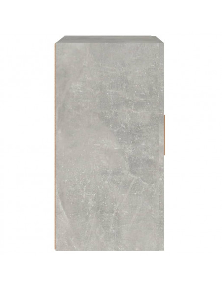 Armadietto a Muro Grigio Cemento 60x30x60 cm Legno Multistrato