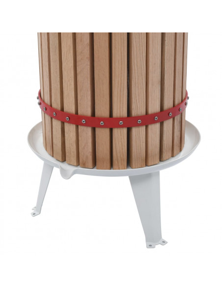 Torchio per Frutta e Vino con Sacco in Tessuto 30 L Rovere