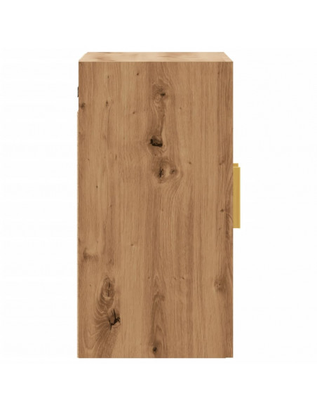 Armadietto a Muro Rovere Artigianale 60x31x60 cm in Truciolato