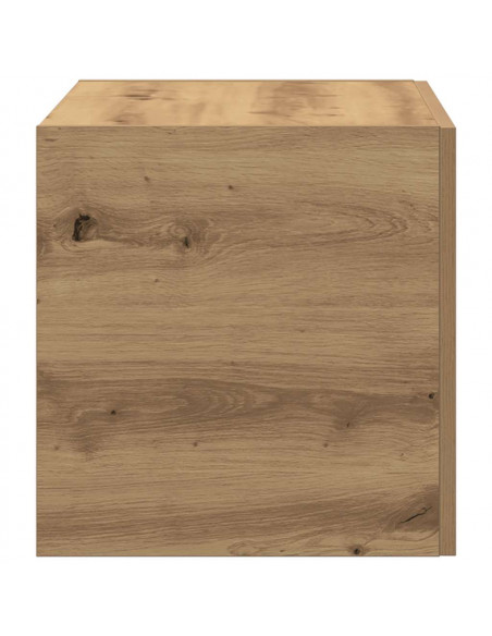 Armadietto a Muro Rovere Artigianale 80x39x40 cm in Truciolato