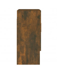 Armadietto a Muro Rovere Fumo 60x31x70 cm in Legno Multistrato