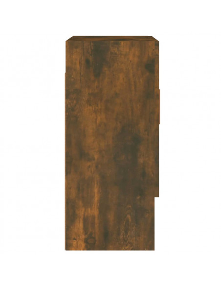 Armadietto a Muro Rovere Fumo 60x31x70 cm in Legno Multistrato
