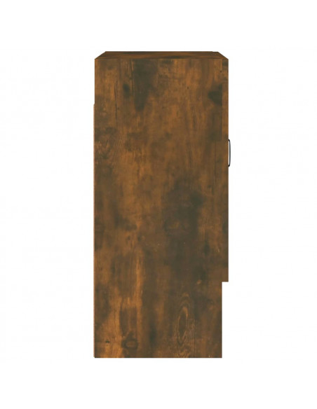 Armadietto a Muro Rovere Fumo 60x31x70 cm in Legno Multistrato