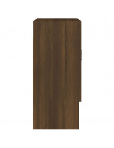 Armadietto a Muro Rovere Marrone 60x31x70 cm Legno Multistrato