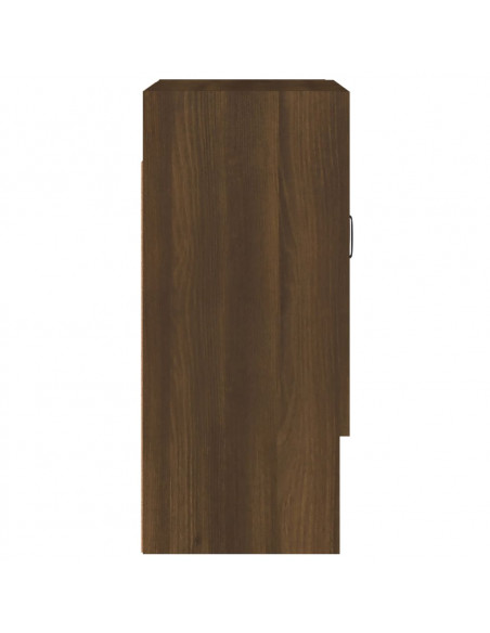 Armadietto a Muro Rovere Marrone 60x31x70 cm Legno Multistrato