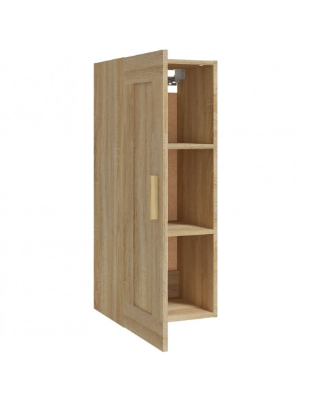 Armadietto a Muro Rovere Sonoma 35x34x90cm in Legno Multistrato