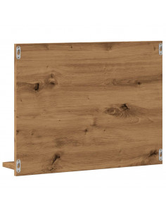 Armadietto a Specchio da Bagno Rovere Artigianale 60x10,5x45 cm