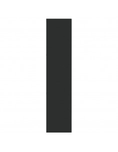 Armadietto a Specchio per Bagno 60x15x75 cm MDF Antracite